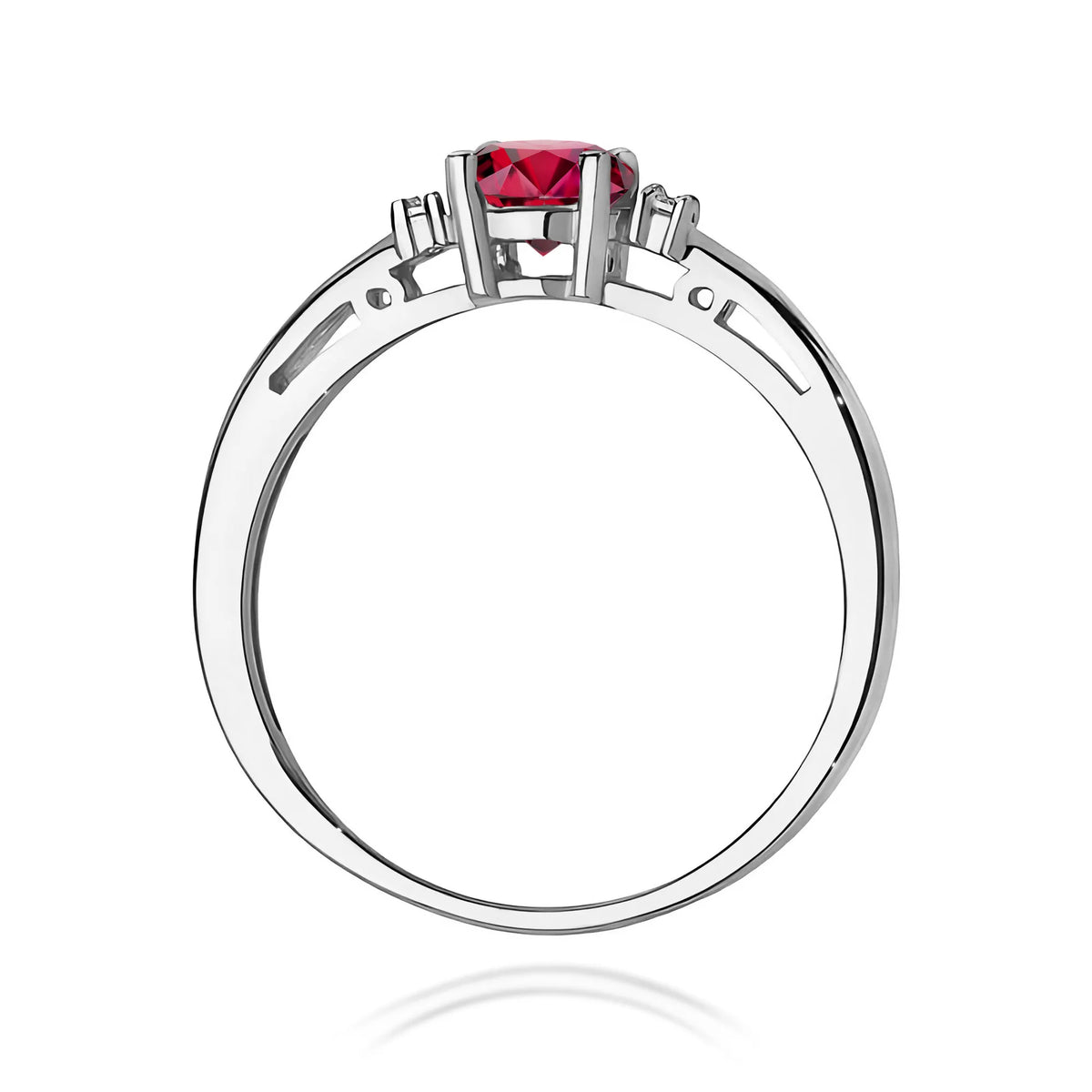 zlatý prsten s 0,60ct rubínem a diamanty w0010-rur-01