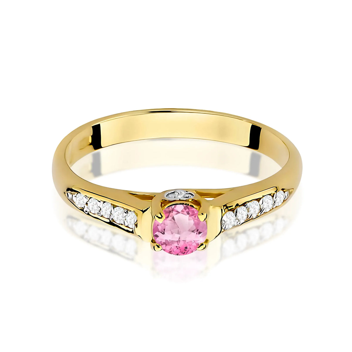 zlatý prsten s 0,30ct růžovým topazem a 0,103ct diamanty w0016-top-01
