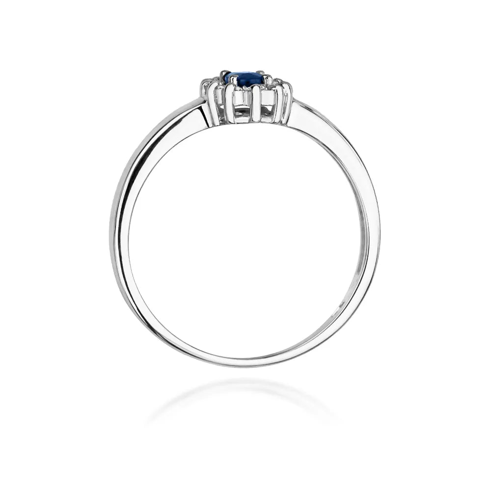 zlatý prsten s 0,30ct safírem a 0,103ct diamanty w0026-sab-01