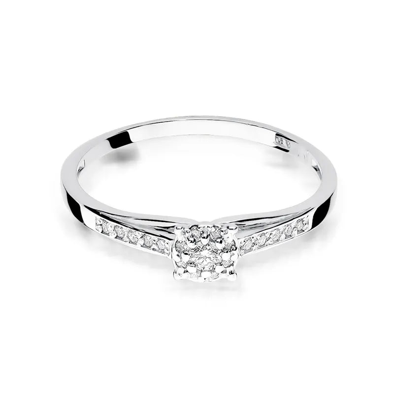 zlatý prsten s diamanty 0,04 ct a 0,09 ct w0034-diw-01