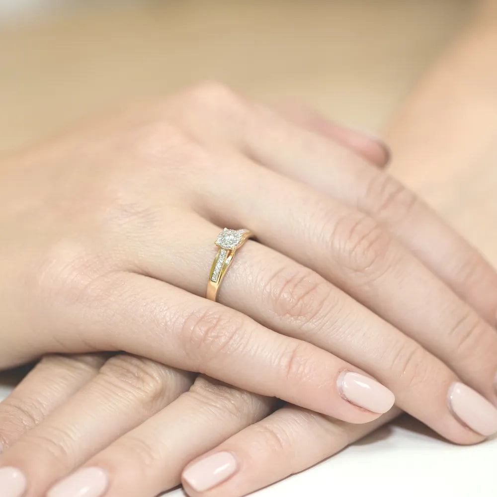 zlatý prsten s diamanty 0,04 ct a 0,09 ct w0034-diw-01