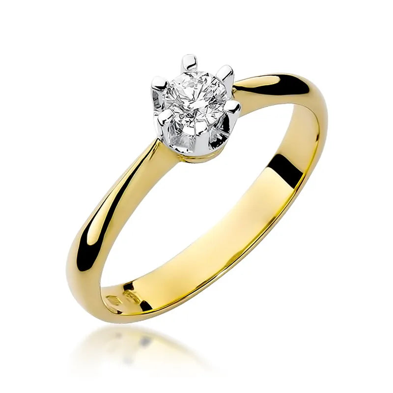 zlatý prsten s diamantem 0,23 ct w0036-diw-03