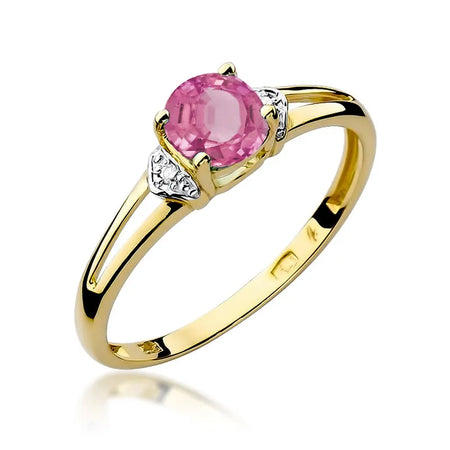 gold-ring-with-0-65ct-pink-topaz-and-0-01ct-diamonds-w0039-top-01