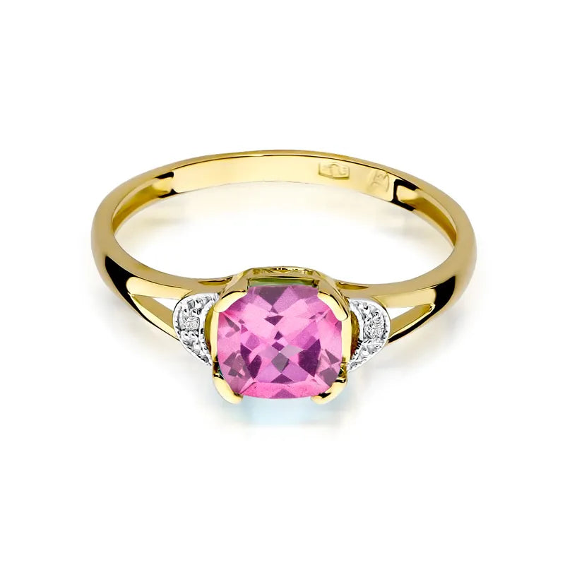 gold-ring-with-1-10ct-pink-topaz-and-0-01ct-diamonds-w0040-top-01