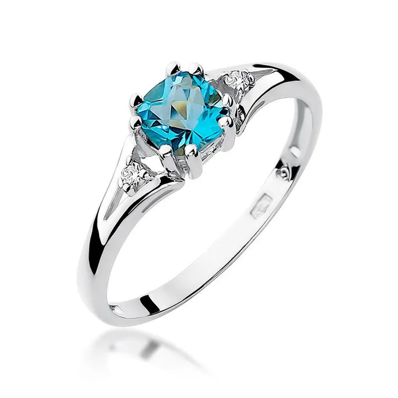zlatý prsten s topazem 0,70 ct a diamanty 0,029 ct w0044-tob-01