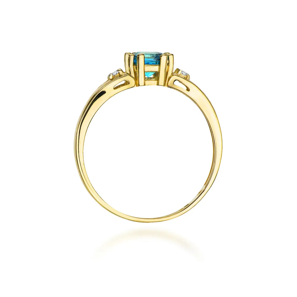 zlatý prsten s topazem 0,70 ct a diamanty 0,029 ct w0044-tob-01