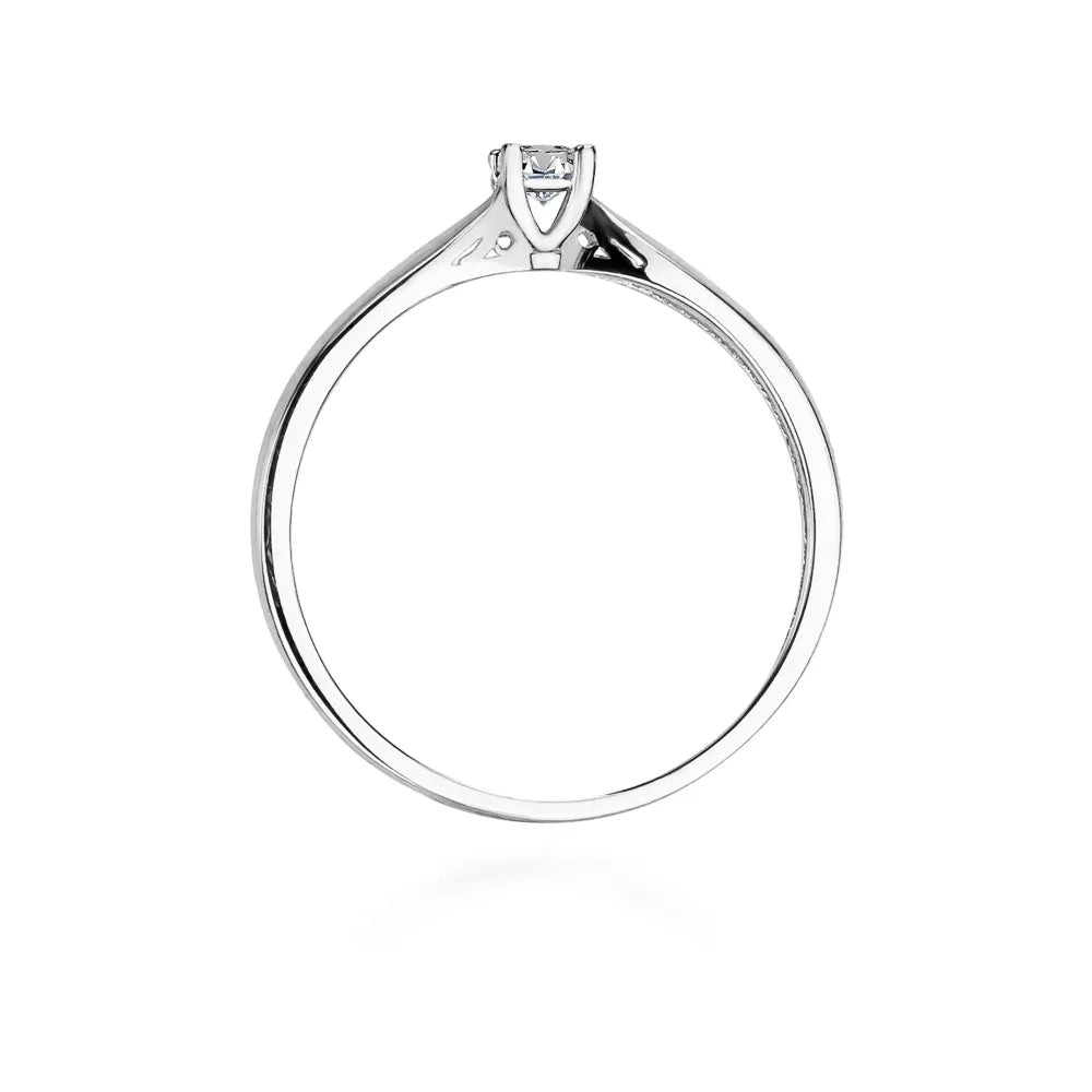 zlatý prsten s diamantem 0,10 ct w0045-diw-01