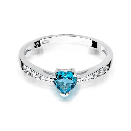 zlatý prsten s topazem 0,50 ct a diamanty 0,03 ct w0065-tob-01