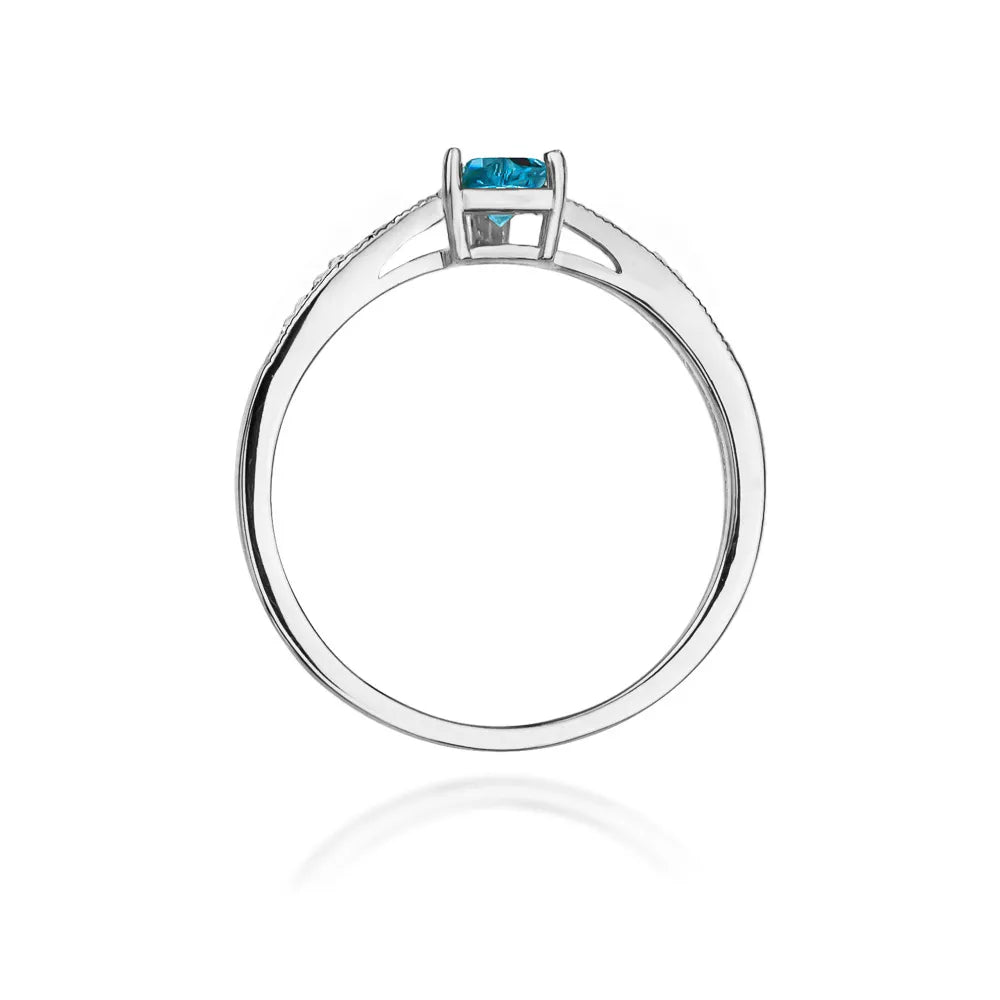 zlatý prsten s topazem 0,50 ct a diamanty 0,03 ct w0065-tob-01