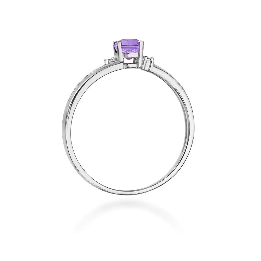 zlatý prsten s 0,40ct tanzanitem a 0,029ct diamanty w0068-tap-01