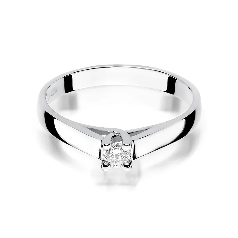 zlatý prsten s diamantem 0,10 ct w0070-diw-01