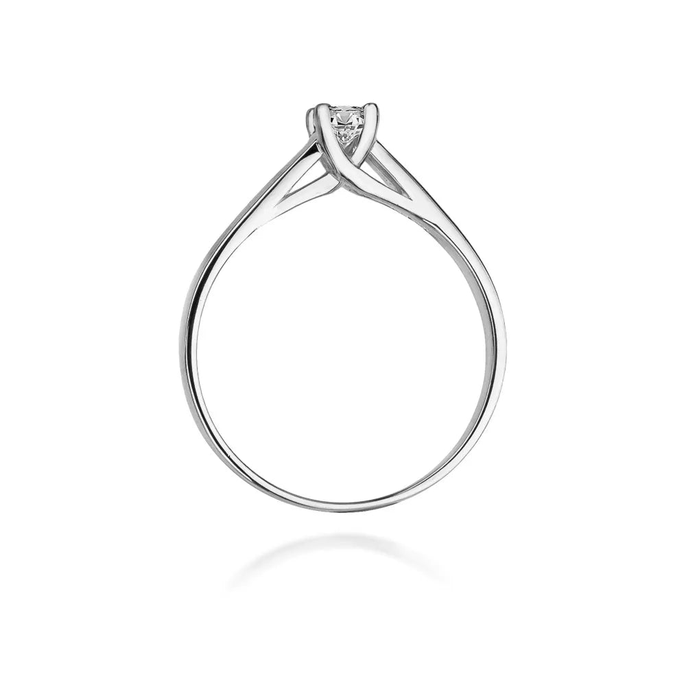 zlatý prsten s diamantem 0,10 ct w0070-diw-01