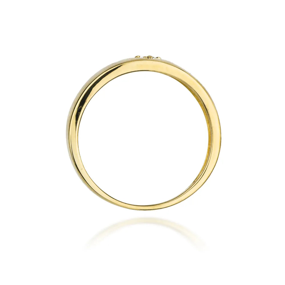 zlatý prsten s diamantem 0,10 ct w0071-diw-01