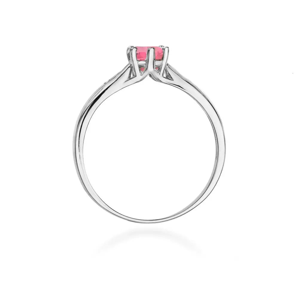 zlatý prsten s 0,60ct růžovým topazem a 0,01ct diamanty w0074-top-01
