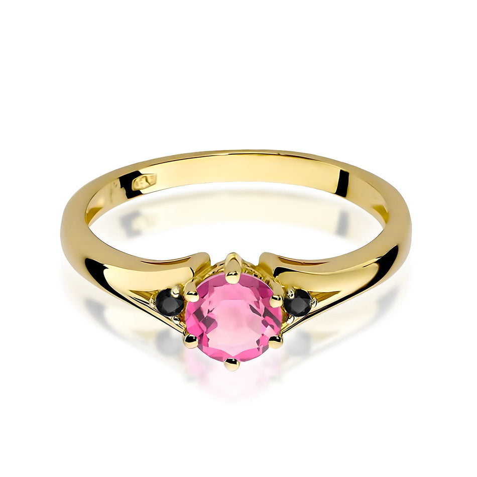 gold-ring-with-0-60ct-pink-topaz-and-black-diamonds-w0076-top-02