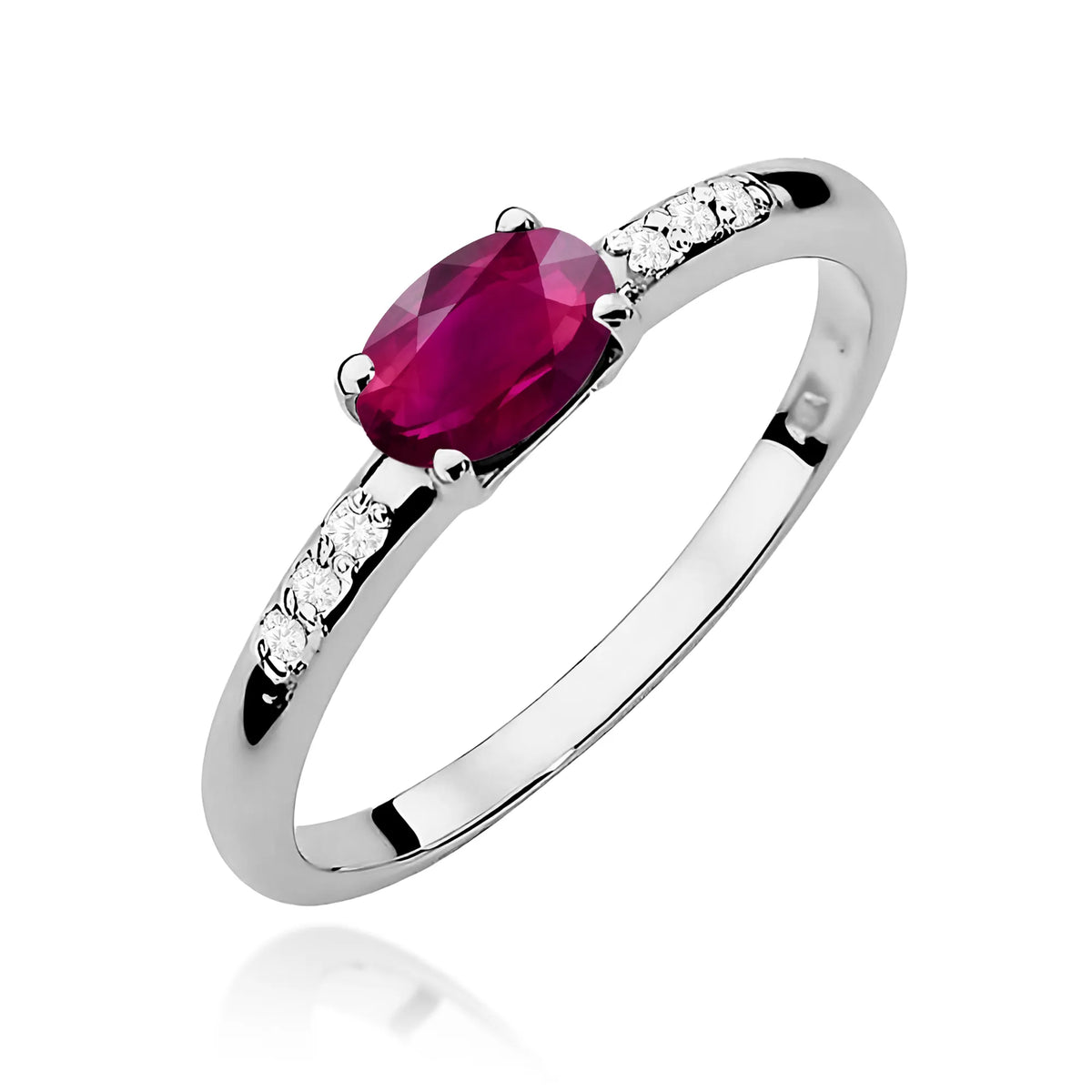 zlatý prsten s 0,50ct rodolitem a 0,03ct diamanty w0077-rhr-01