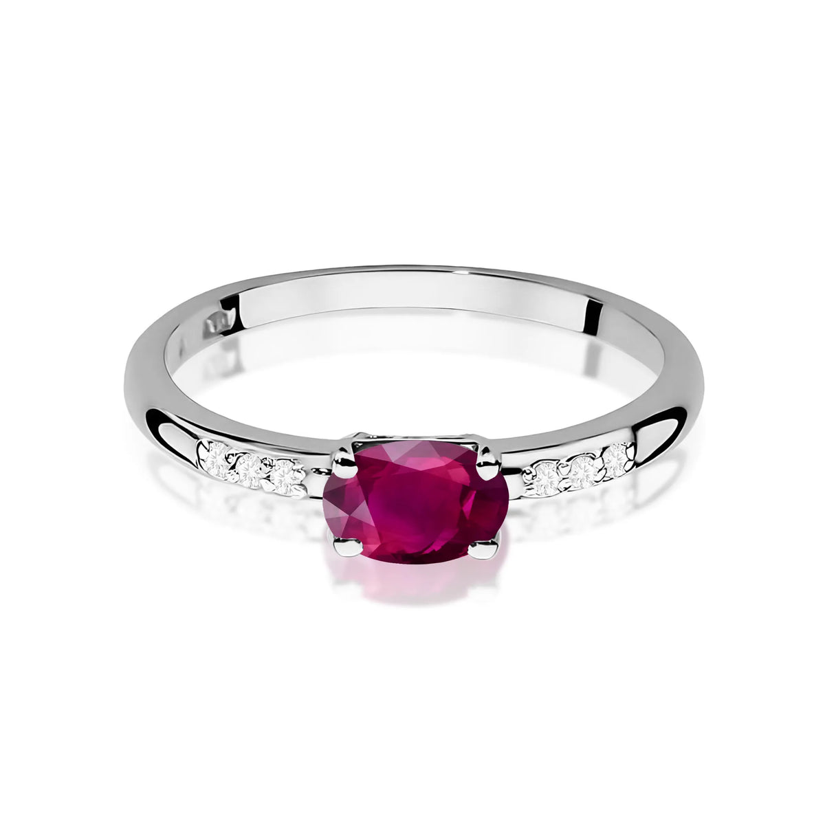 zlatý prsten s 0,50ct rodolitem a 0,03ct diamanty w0077-rhr-01
