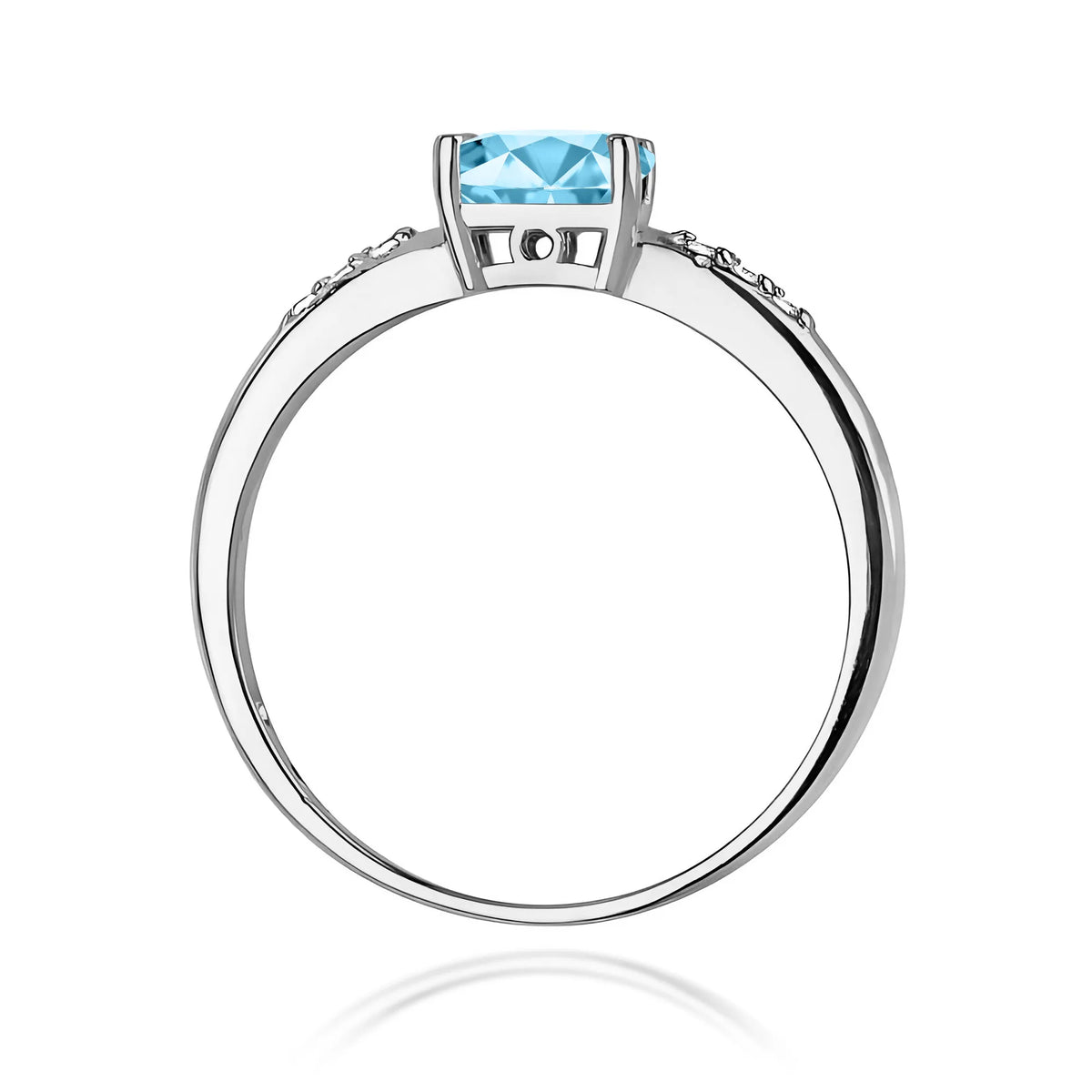 zlatý prsten s topazem 0,50 ct a diamanty 0,03 ct w0077-tob-01