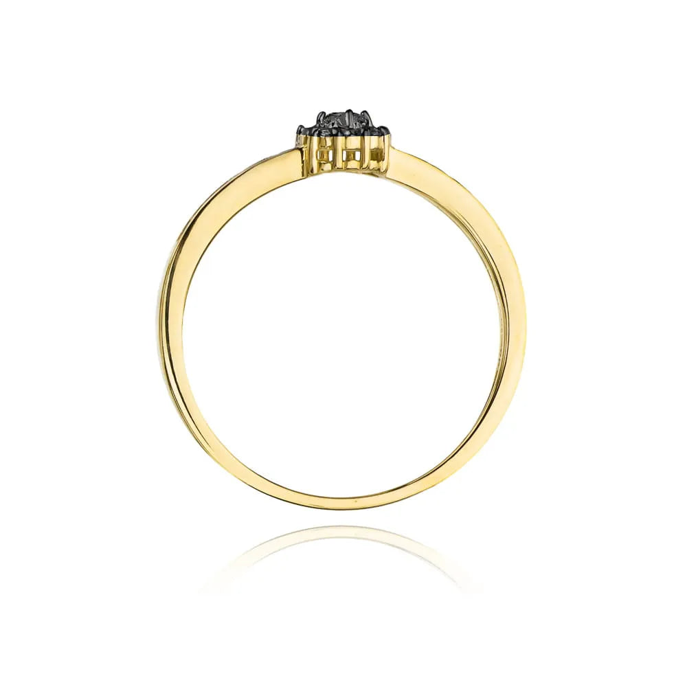 zlatý prsten s 0,04ct a 0,054ct černými diamanty w0091-dib-02