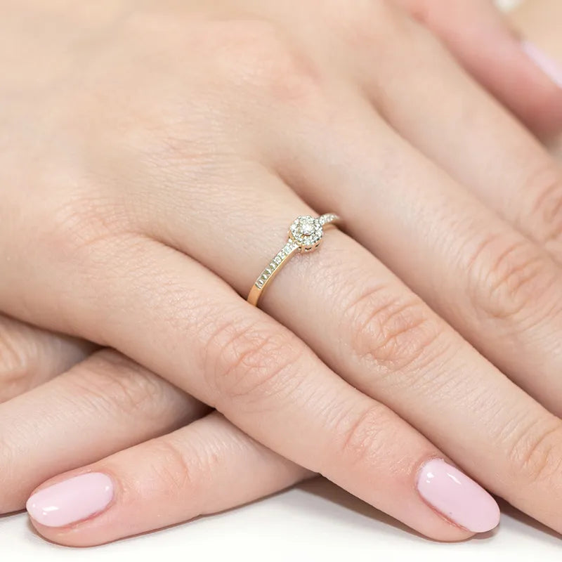 zlatý prsten s diamanty 0,04 ct a 0,054 ct w0091-diw-01