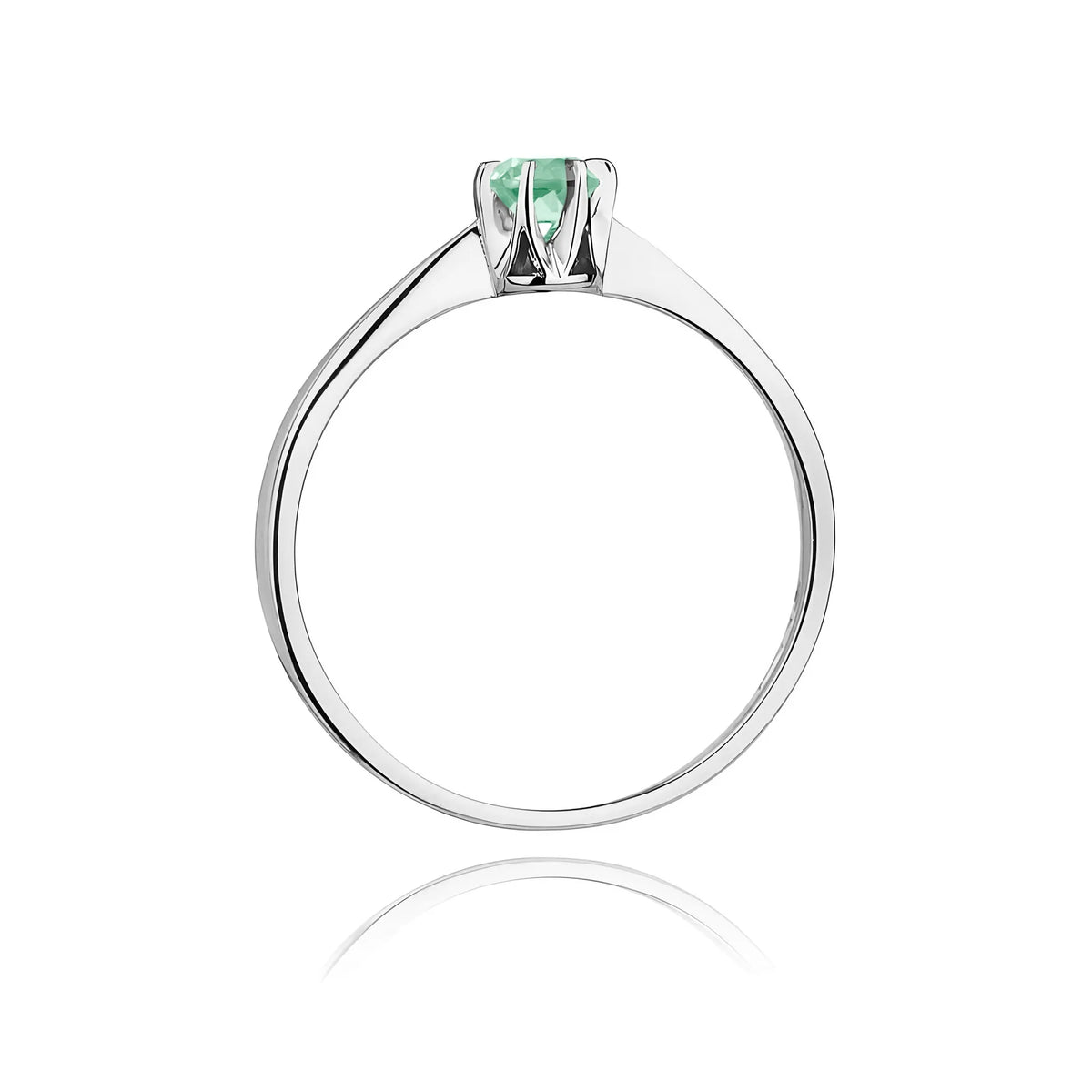 zlatý prsten s 0,15ct smaragdem w0111-emg-01