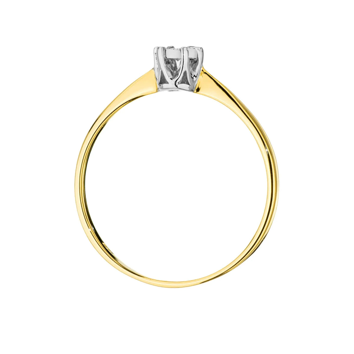 zlatý prsten s diamantem 0,03 ct w0111-diw-07