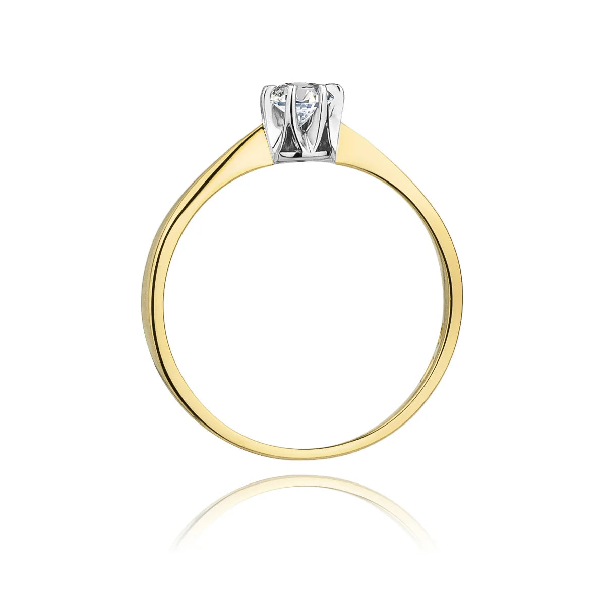 zlatý prsten s diamantem 0,20 ct w0111-diw-08