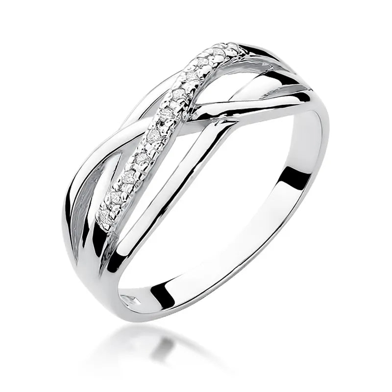 zlatý prsten s diamanty 0,096 ct w0157-diw-01