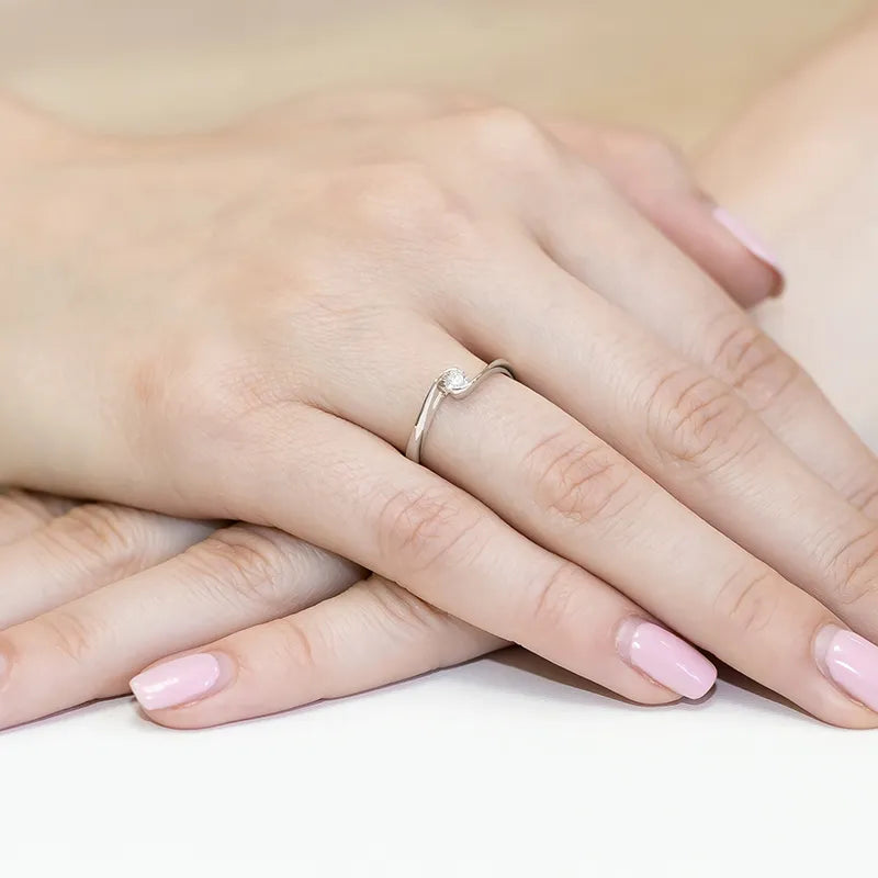 zlatý prsten s diamantem 0,13 ct w0160-diw-01