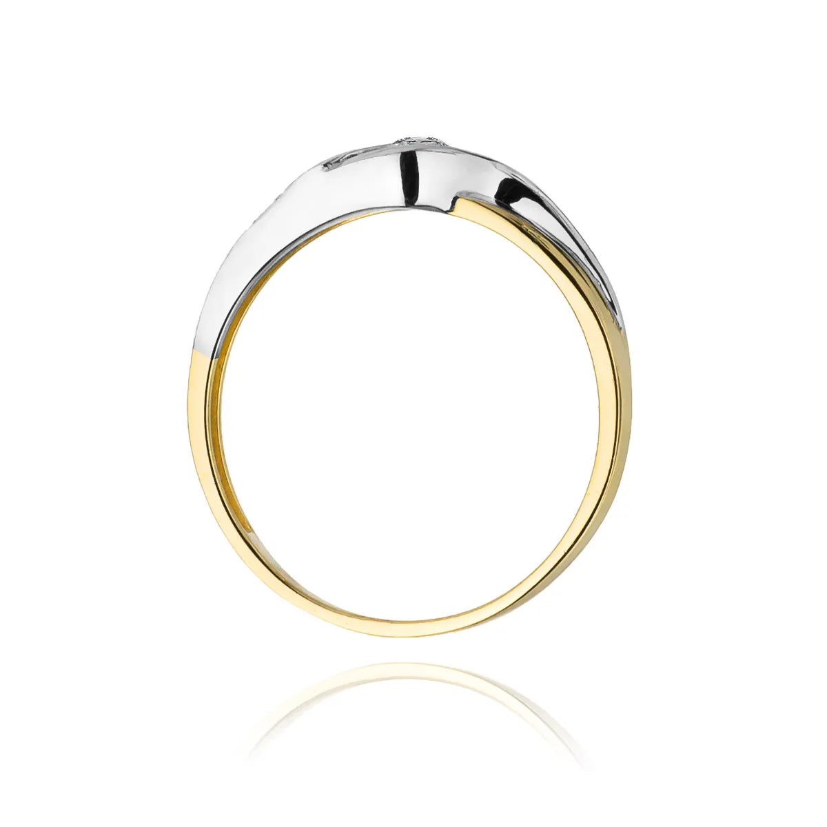 zlatý prsten s diamantem 0,10 ct w0178-diw-02