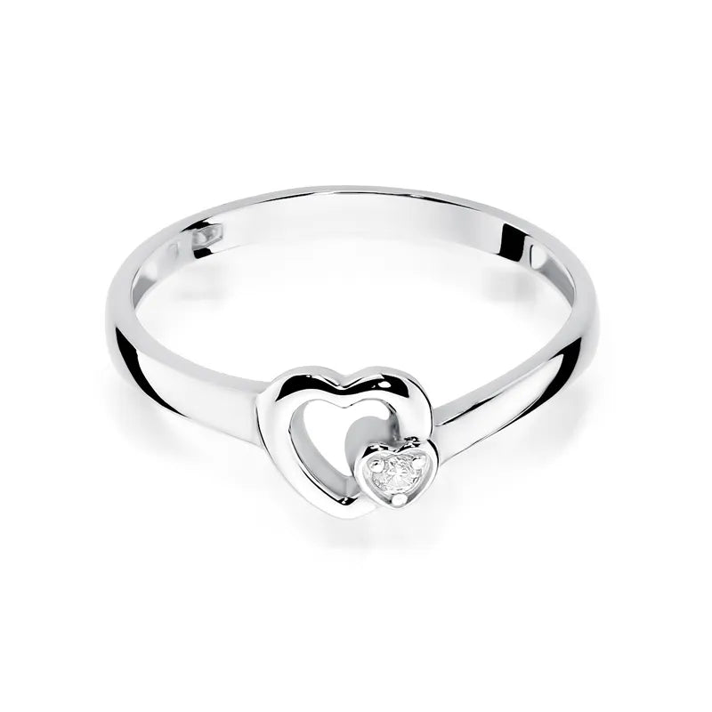 zlatý prsten s diamantem 0,02 ct w0188-diw-01