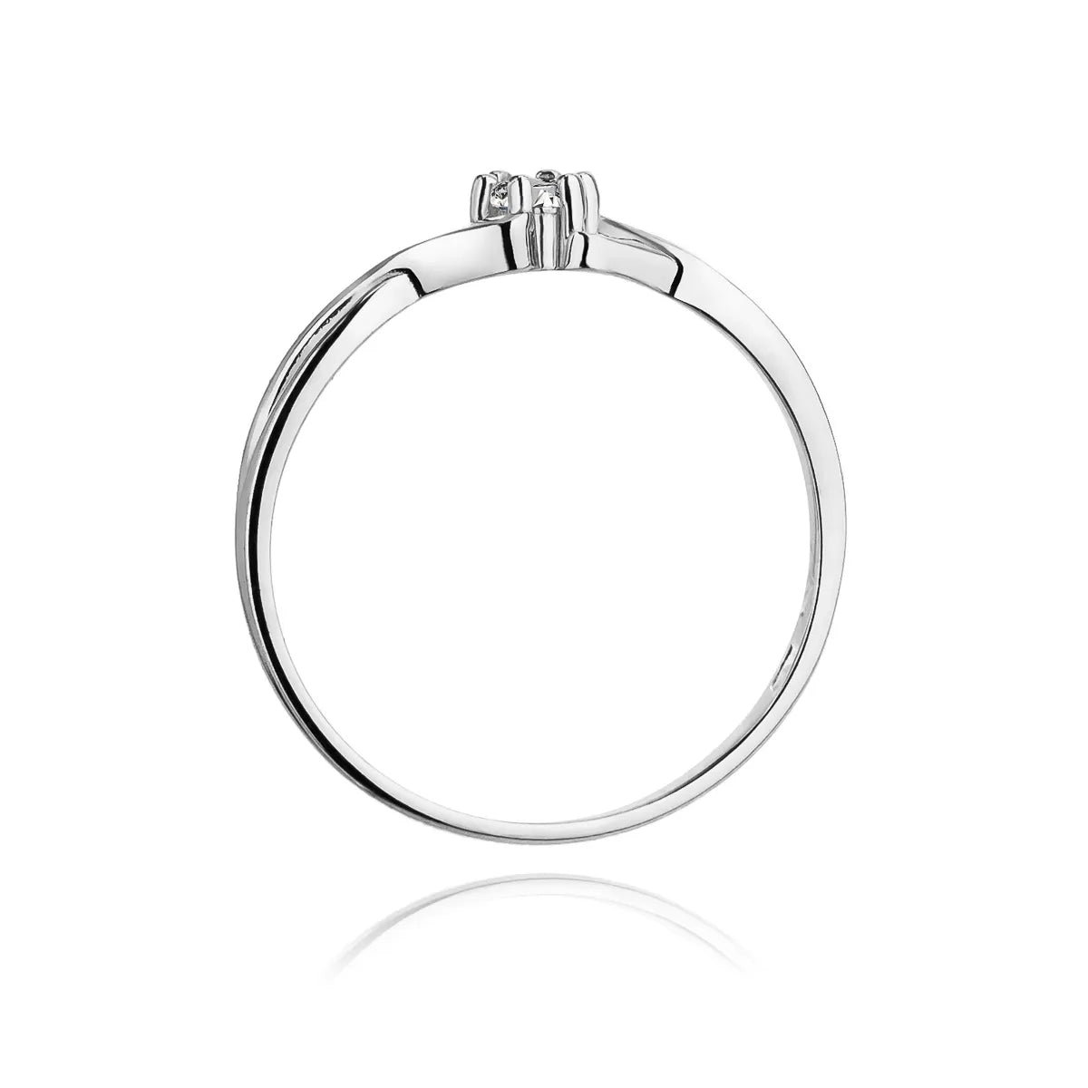zlatý prsten s diamantem 0,08 ct w0190-diw-03