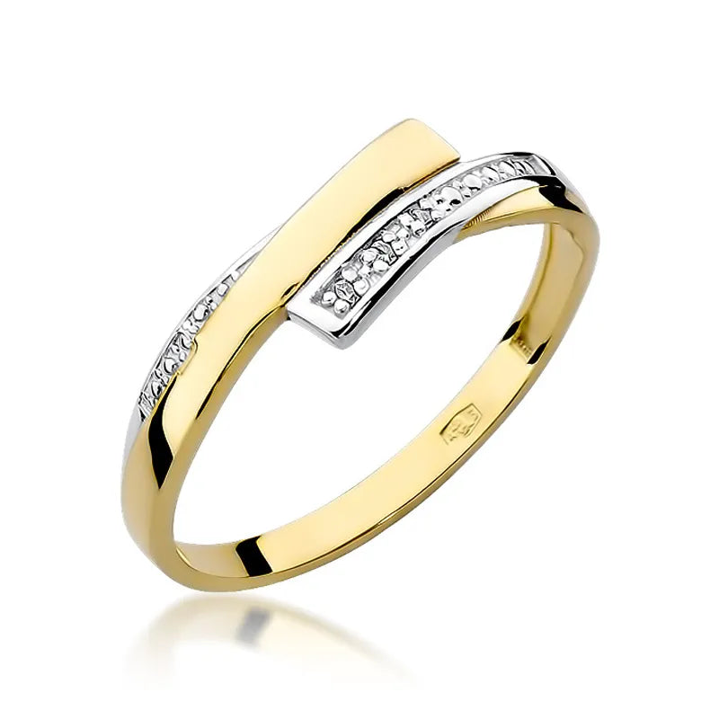 zlatý prsten s diamanty 0,015 ct w0196-diw-01
