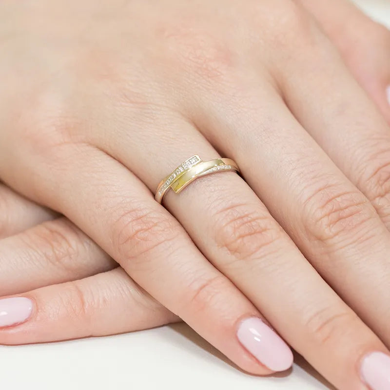 zlatý prsten s diamanty 0,015 ct w0196-diw-01