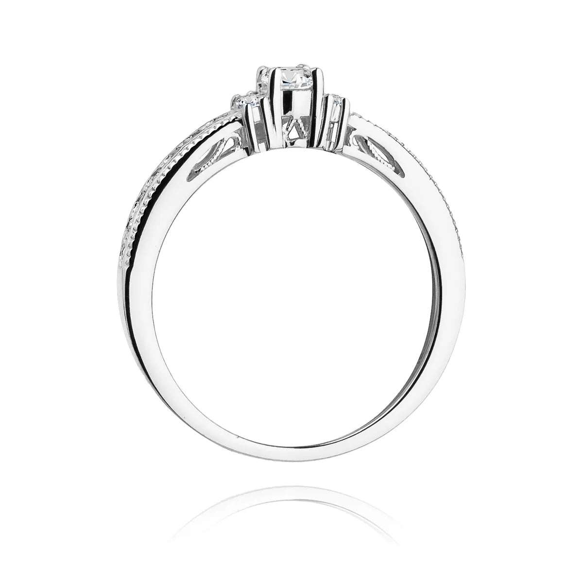 zlatý prsten s diamanty 0,13 ct a 0,104 ct w0201-diw-01
