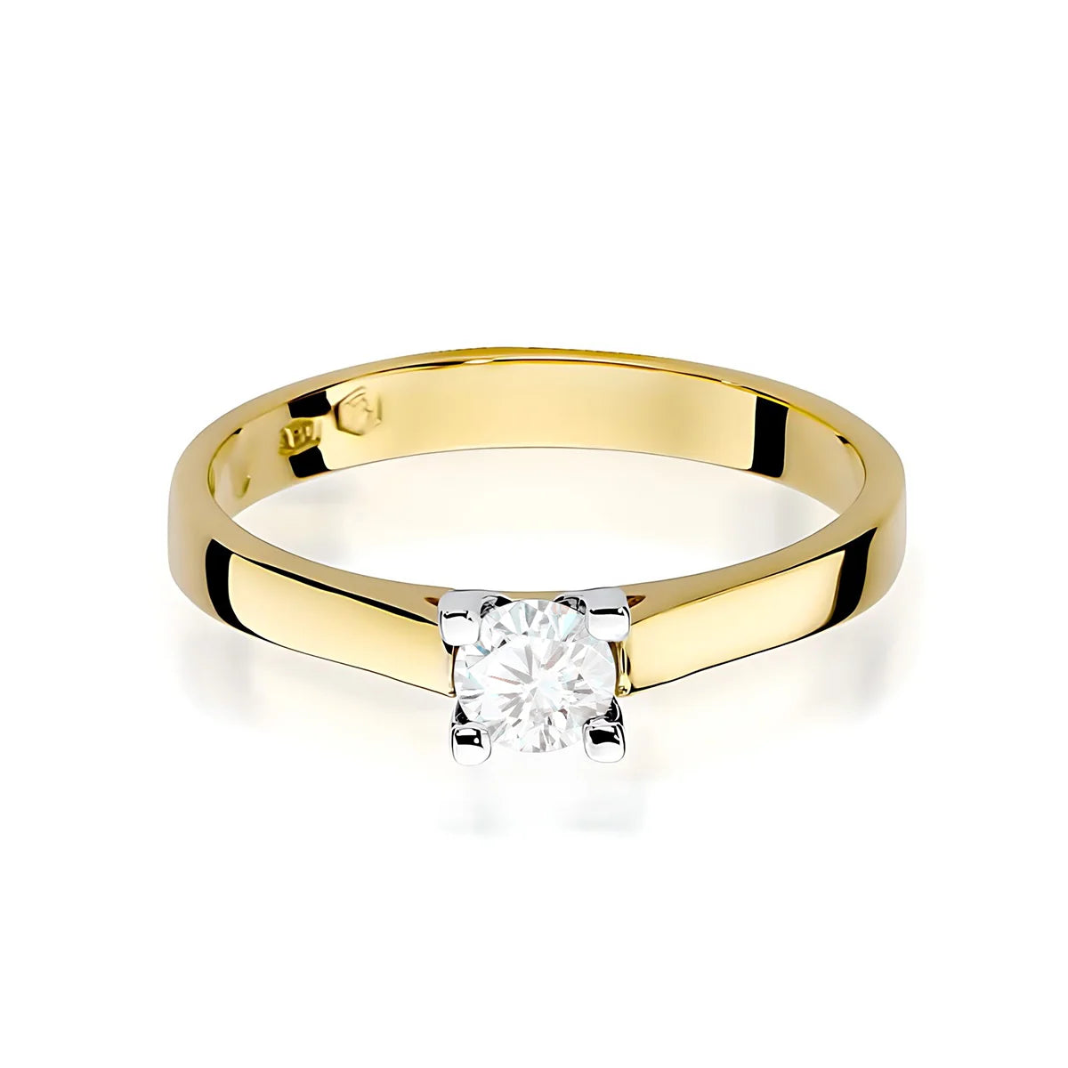 zlatý prsten s laboratorně vypěstovaným diamantem 0,30 ct w0221-ldw-07