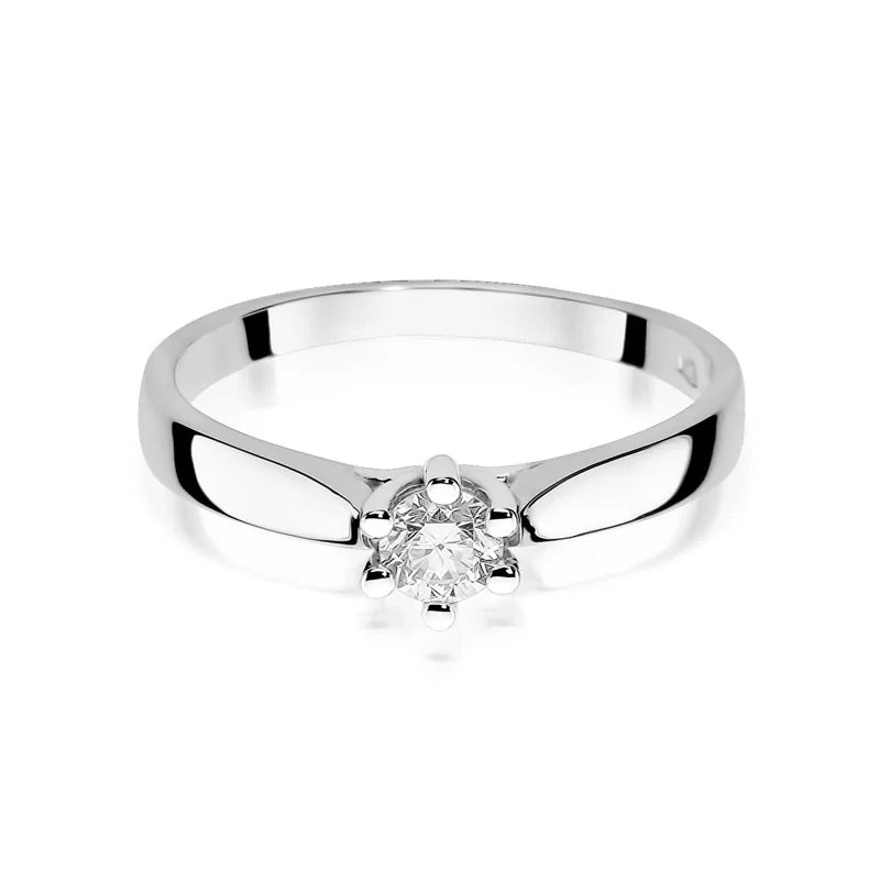 zlatý prsten s diamantem 0,23 ct w0222-diw-08
