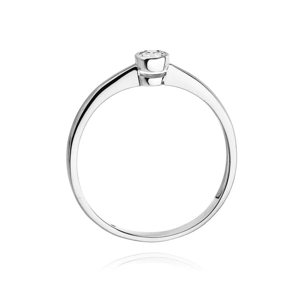 zlatý prsten s diamantem 0,10 ct w0224-diw-02