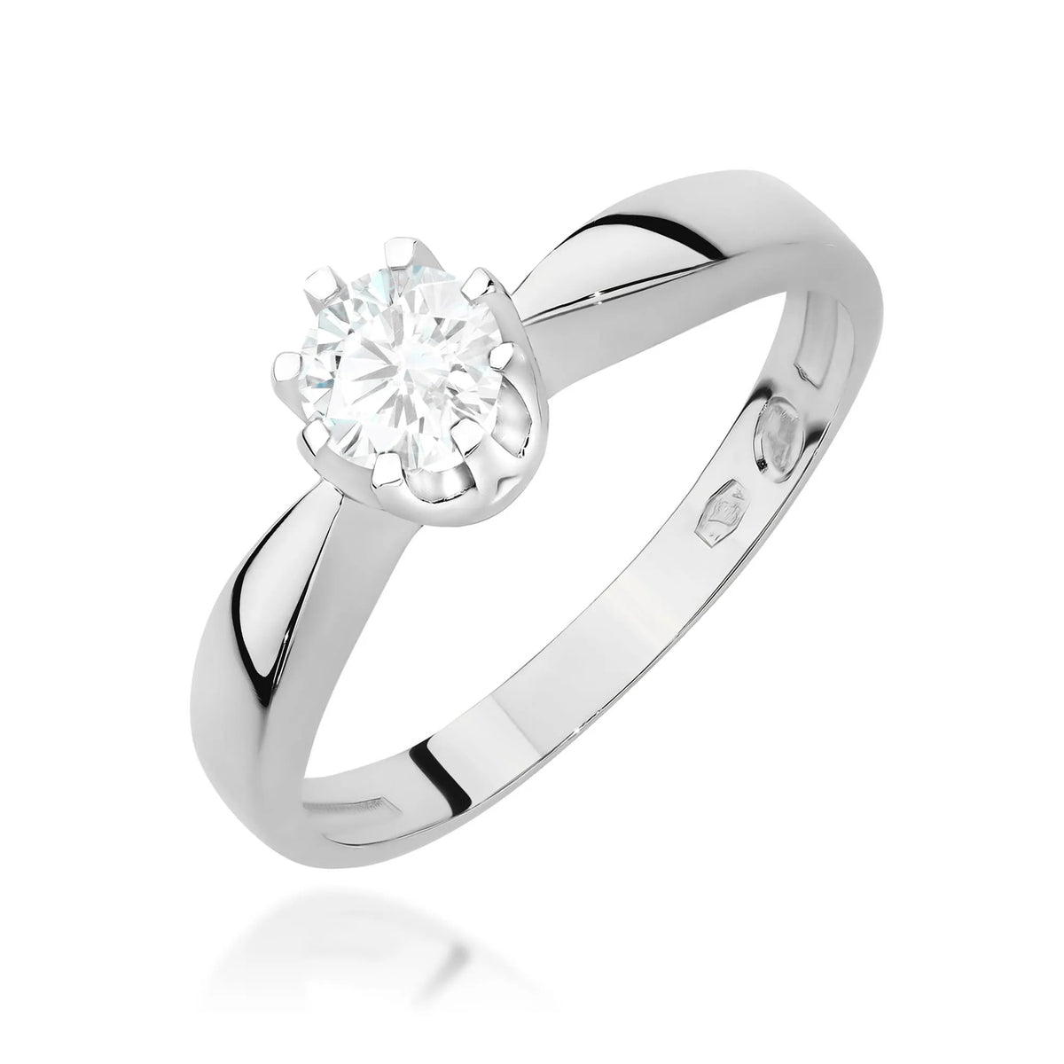 zlatý prsten s diamantem 0,30 ct w0228-diw-05
