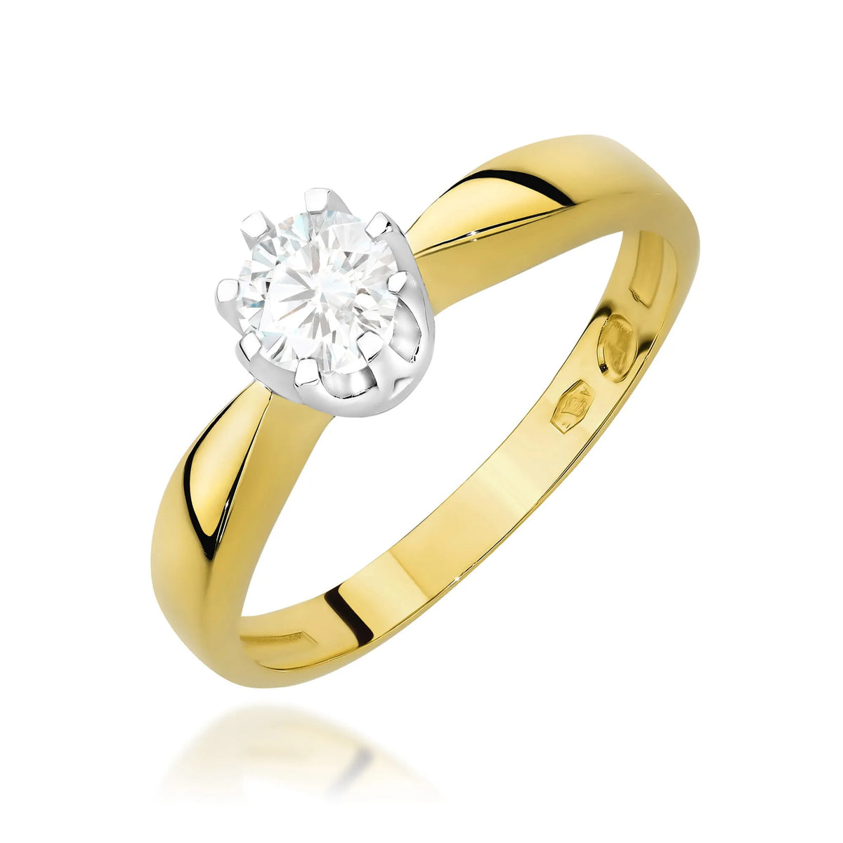 zlatý prsten s diamantem 0,30 ct w0228-diw-05
