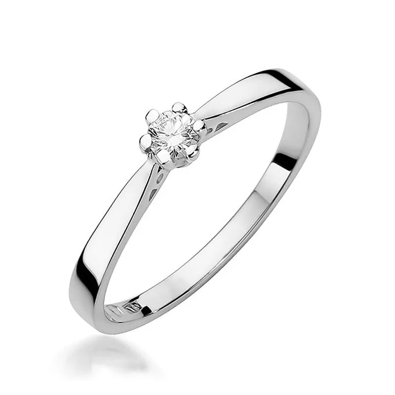 zlatý prsten s diamantem 0,08 ct w0229-diw-01