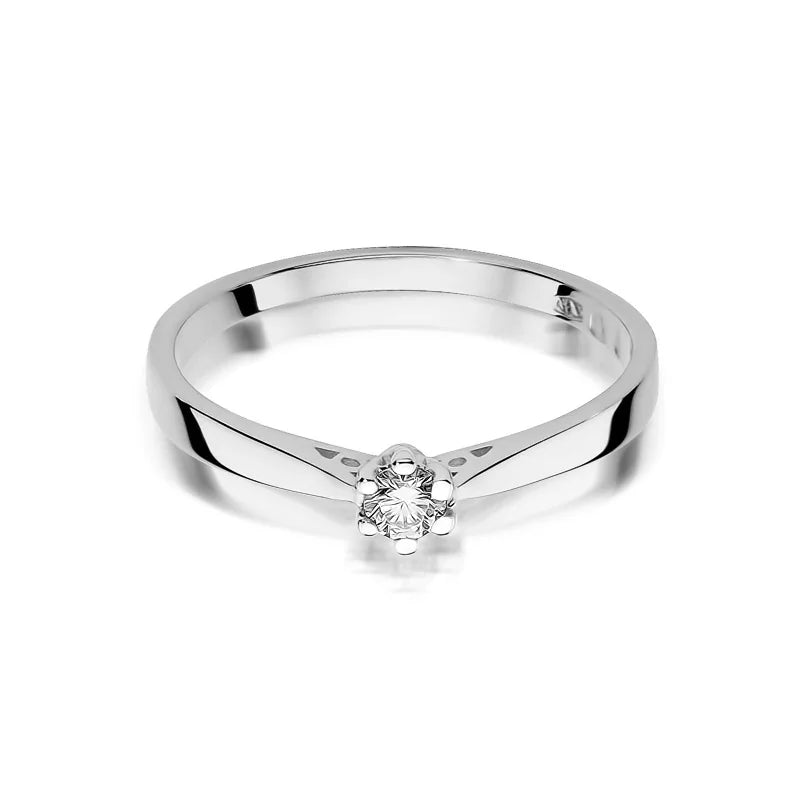 zlatý prsten s diamantem 0,08 ct w0229-diw-01