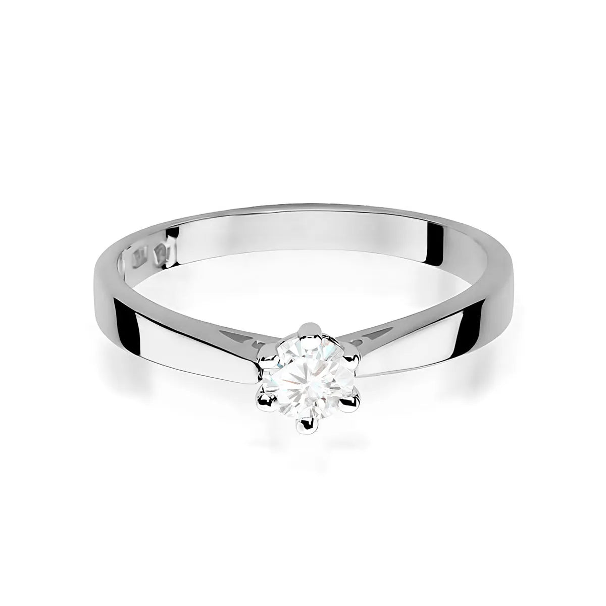 zlatý prsten s diamantem 0,20 ct w0229-diw-05