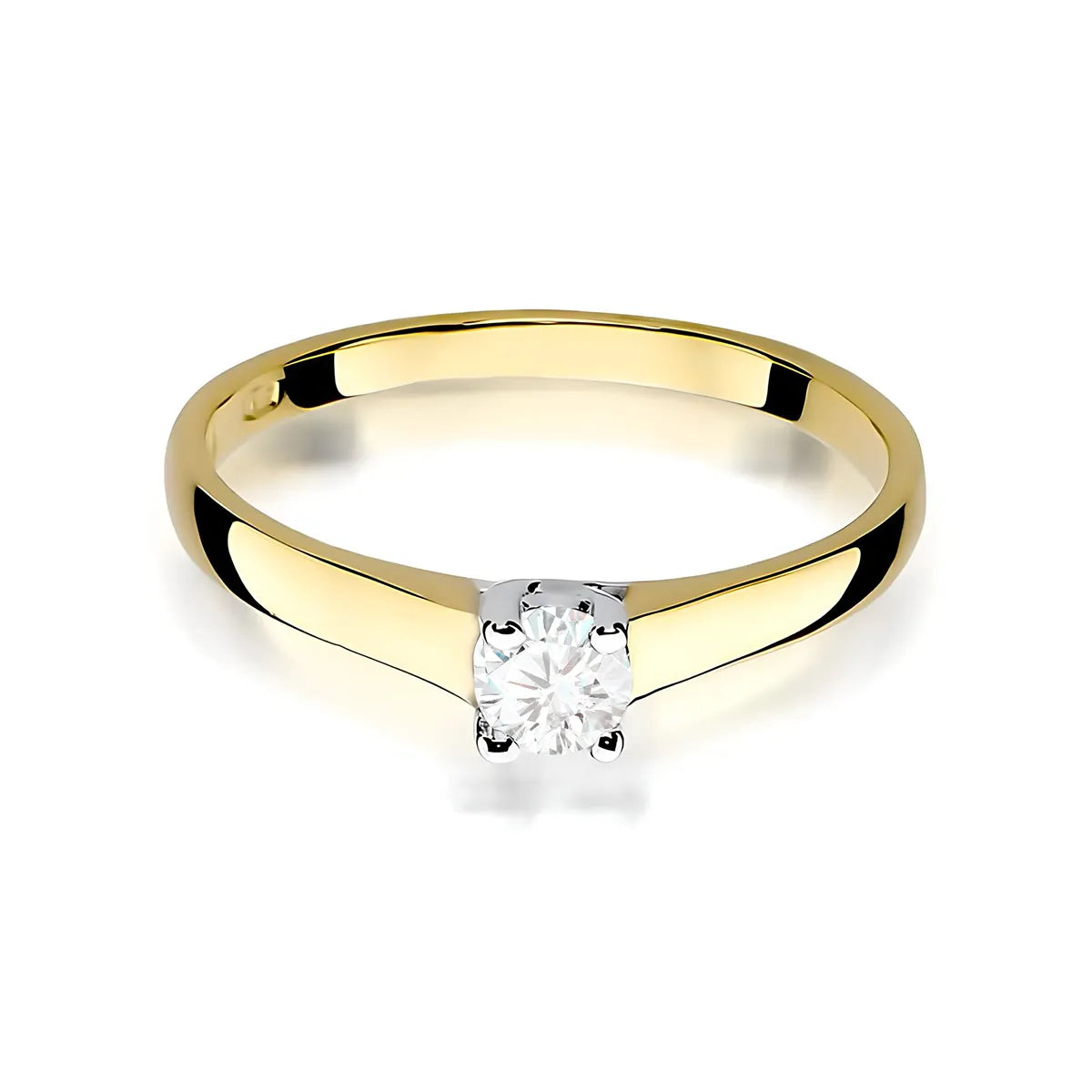 zlatý prsten s diamantem 0,20 ct w0239-diw-01