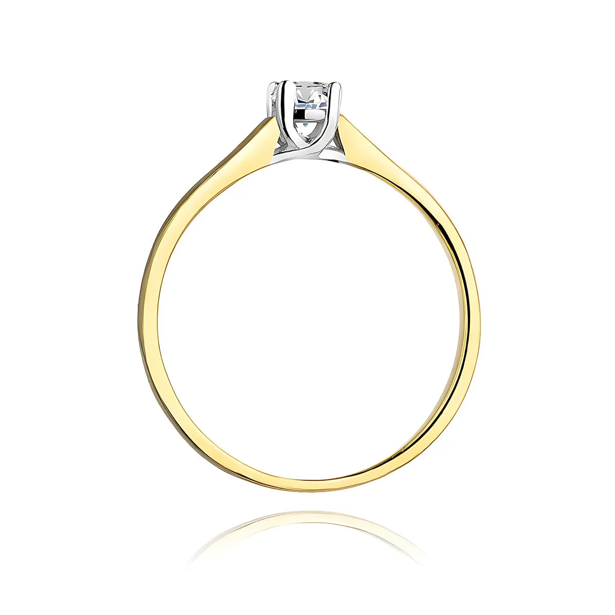 zlatý prsten s diamantem 0,20 ct w0239-diw-01