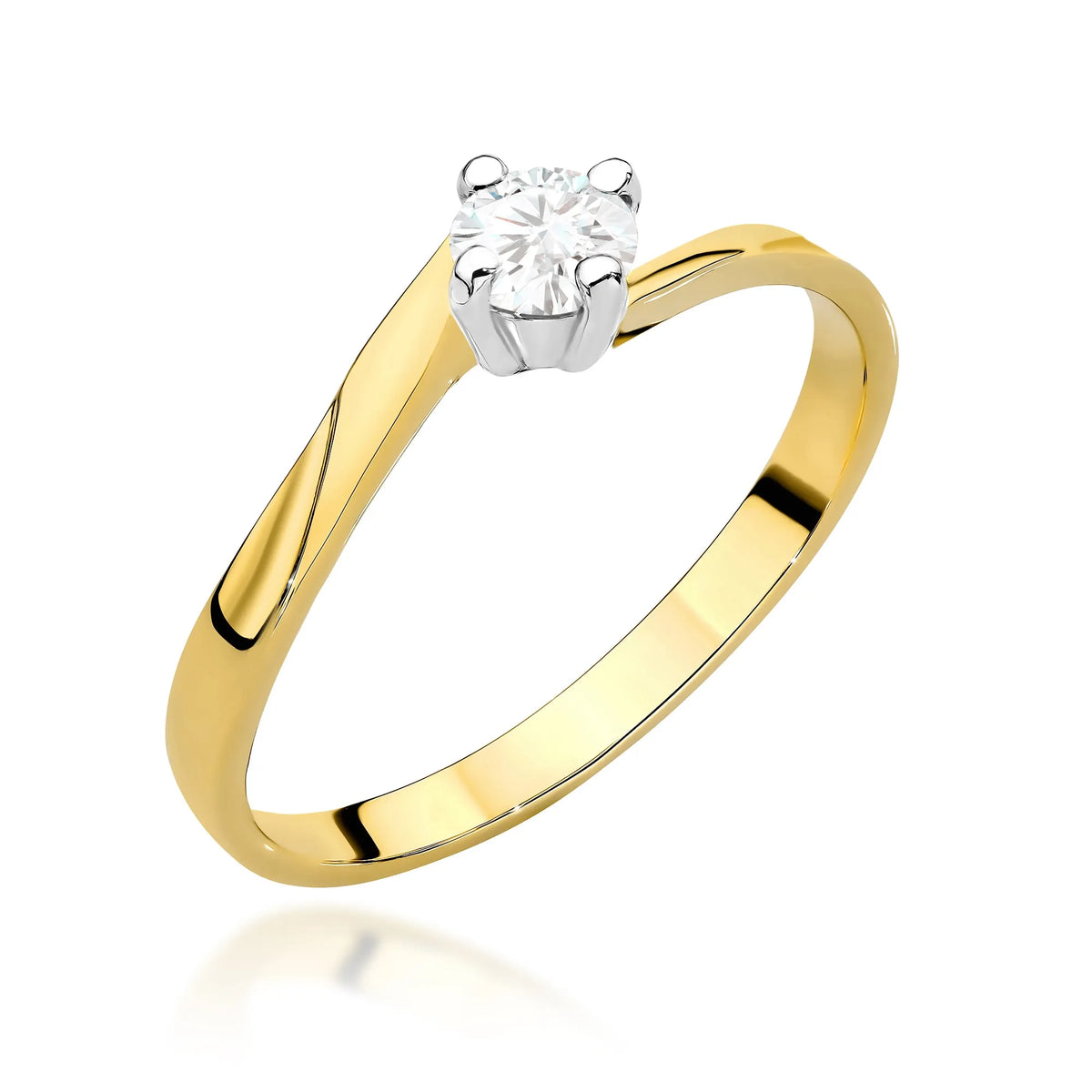 zlatý prsten s diamantem 0,20 ct w0243-diw-01