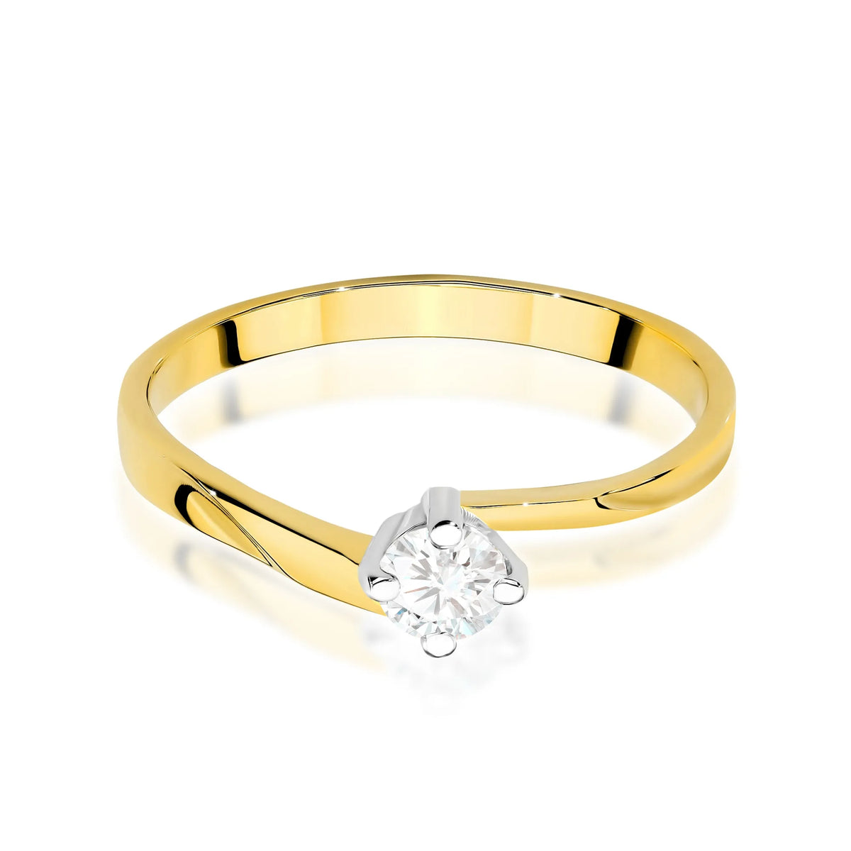 zlatý prsten s diamantem 0,20 ct w0243-diw-01