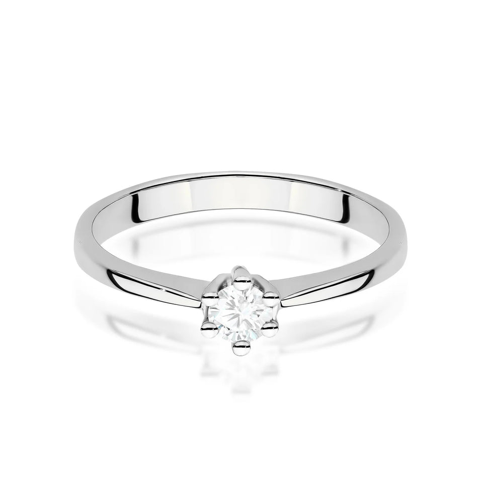 White Gold Ring with 0.20ct Diamond