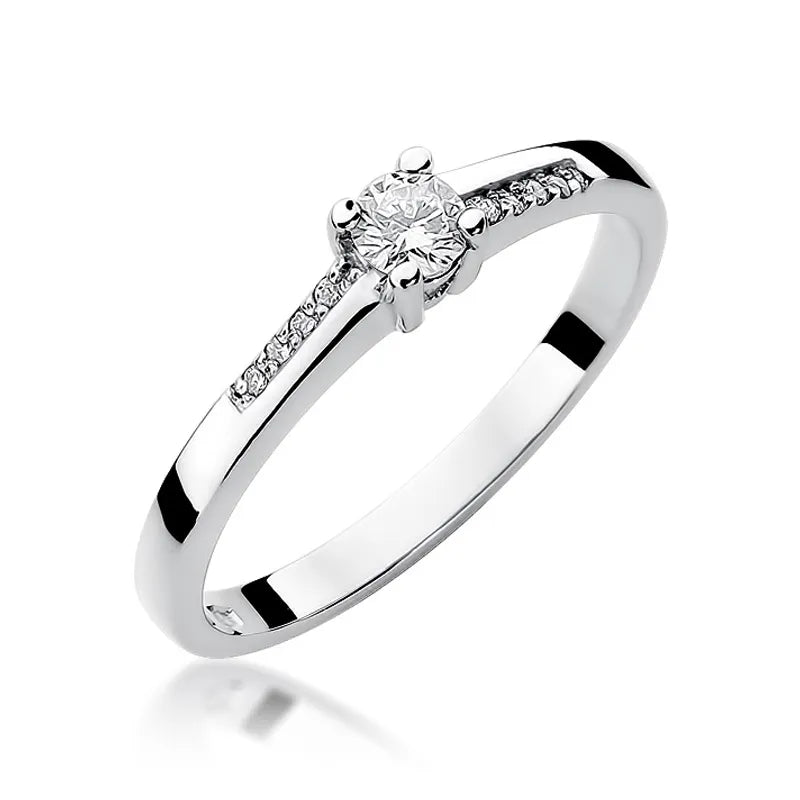 zlatý prsten s diamanty 0,15 ct a 0,04 ct w0258-diw-01