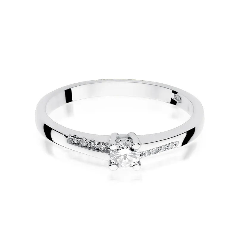 zlatý prsten s diamanty 0,15 ct a 0,04 ct w0258-diw-01